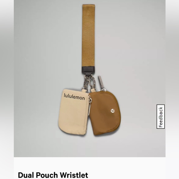 NEW LULULEMON Dual Pouch Wristlet